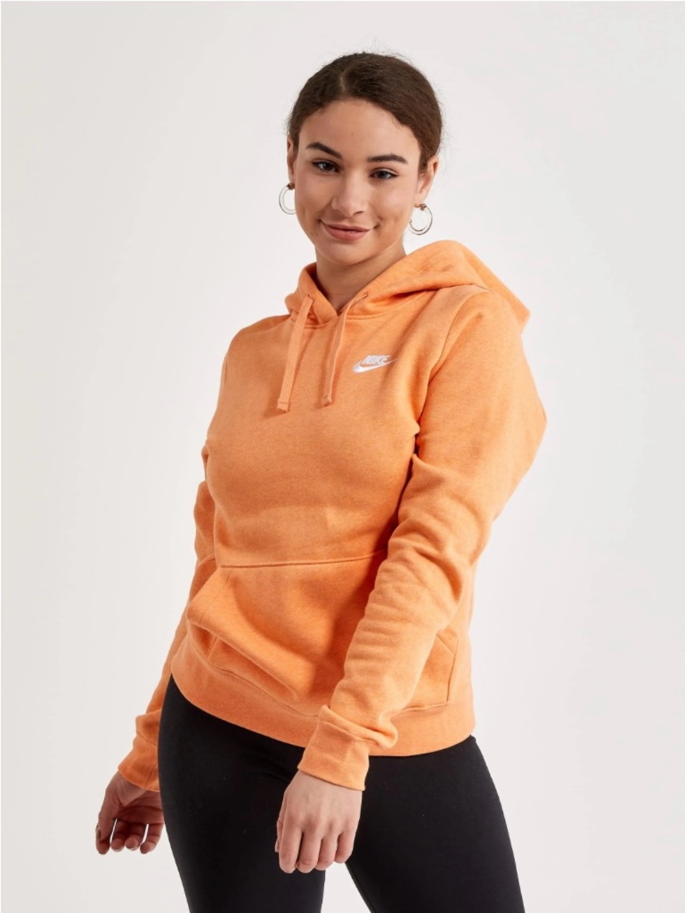 NWT WOMENS NIKE CLUB FLEECE PULLOVER HOODIE medium